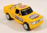 Pickup Truck #92 Emergency Rescue Yellow Plastic Push and Go Die Cast Toy Car Vehicle
