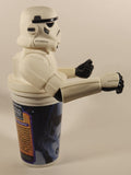 1997 Taco Bell Pepsi LucasFilm Star Wars Stormtrooper Plastic Drink Cup with Topper Lid