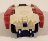 1985 McDonald's Tomy Japan Gobot Commandrons Solardyn Red Blue White Transformer Toy Vehicle