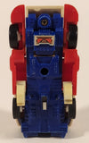 1985 McDonald's Tomy Japan Gobot Commandrons Motron Red Blue White Transformer Car Toy Vehicle