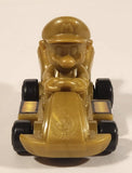 2024 McDonald's Nintendo Switch Mario Kart 8 Deluxe Mario Gold Plastic Toy Car Vehicle
