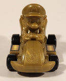 2024 McDonald's Nintendo Switch Mario Kart 8 Deluxe Mario Gold Plastic Toy Car Vehicle