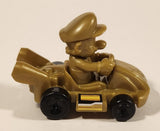 2024 McDonald's Nintendo Switch Mario Kart 8 Deluxe Mario Gold Plastic Toy Car Vehicle