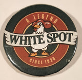 White Spot A Legend Since 1928 2 1/4" Round Button Pin
