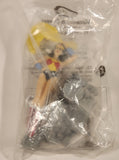 1998 Kraft Dinner Macaroni & Cheese DC Super Heroes Wonder Woman Mail Away 7 1/4" Plastic Toy Figure and Stand New in Bag