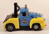 2001 The Chevron Cars No. 29 Trever Tow Truck Blue and Yellow Plastic Toy Car Vehicle