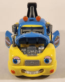 2001 The Chevron Cars No. 29 Trever Tow Truck Blue and Yellow Plastic Toy Car Vehicle