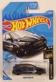 2019 Hot Wheels Nightburnerz Ford Focus RS Dark Slate Grey Die Cast Toy Car Vehicle New in Package