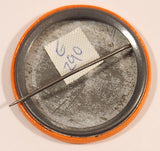 Bloom! You're In The Flower Generation Orange 1 1/2" Round Button Pin