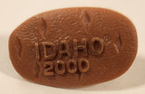 Idaho 2000 Brown Potato 3/4" x 1 1/4" Plastic Pin