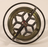 Vintage 1950s Chandler Mfg. Co. The Hurst Gyroscope Educational And Instructive Scientifically Design Metal Toy with Partial Box