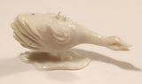 Vintage White Duck 1 1/4" Plastic Toy Figure