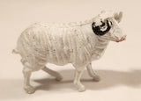 Vintage White Sheep 1 1/2" Plastic Toy Figure