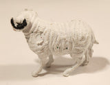 Vintage White Sheep 1 1/2" Plastic Toy Figure