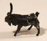 Vintage Black Goat 1 1/2" Plastic Toy Figure