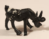 Vintage Black Goat 1 1/2" Plastic Toy Figure
