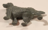 Vintage Grey Cocker Spaniel Dog 2" Plastic Toy Figure