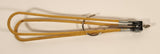 Vintage Yellow Fabric Covered Folding Metal Travel Clothes Hanger
