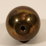 Vintage Tear Drop Shaped 1 3/4" Brass Drawer Knob Handle