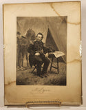 Antique Nathaniel Lyon Civil War Officer Steel Engraving Photograph Painting Print By Alonzo Chappel #2951