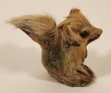 Antique Squirrel with Real Fur Miniature 1 3/4" Taxidermy Animal Figurine