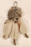 Native American Real Feathers and Fur Handmade Dream Catcher Hanging