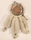 Native American Real Feathers and Fur Handmade Dream Catcher Hanging