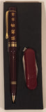 Great Young Gift Set GPK-01 Chinese Pen and Folding Pocket Knife Multi Tool in Package
