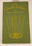 Vintage Colonial Candle Company of Cape Cod Inc Hyannis Mass. No. 11 Silver Oval Candle Holder for Flower Taper Candles New in Box