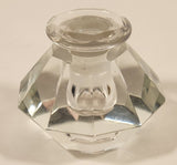 Diamond Shaped Clear Glass Perfume Bottle