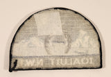 Iqaluit N.W.T. Narwahl's Fighting Near Ice Bergs Under Moonlight 3" x 4 1/4" Embroidered Fabric Patch Badge