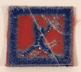 Girl Scouts Patch Red and Blue 1" x 1" Embroidered Fabric Patch Badge