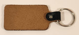 Murray Hyundai White Rock Black Leather Keychain Key Ring