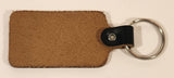 Murray Hyundai White Rock Black Leather Keychain Key Ring