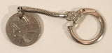 1971 Canada 25 Cents Quarter Keychain Key Ring