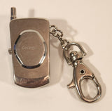 George Brand Opening Cell Phone Shaped Keychain Key Ring with Clock