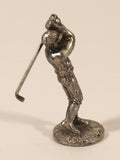 Fame Products Golfer Swinging Golf Club 2" Pewter Metal Chess Figure Replacement Piece