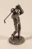 Fame Products Golfer Swinging Golf Club 2" Pewter Metal Chess Figure Replacement Piece
