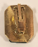 Vintage Butler Green Abalone Clip on Earring (Single)