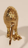 New Zealand Kiwi Bird Small 1 5/8" Gold Tone Metal Figurine