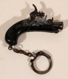 Vintage Pirate Flintlock Pistol Miniature Metal Cap Gun Keychain Made in Hong Kong
