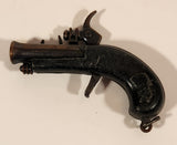 Vintage Pirate Flintlock Pistol Miniature Metal Cap Gun Keychain Charm Made in Hong Kong