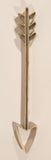 White Painted Rustic Look 18" Metal Arrow Wall Art Hanging