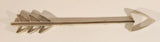 White Painted Rustic Look 18" Metal Arrow Wall Art Hanging