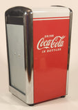 Drink Coca Cola In Bottles Red White Metal Napkin Dispenser