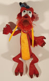 Disney Store Mulan Mushu Red Dragon 15" Tall Stuffed Plush Toy