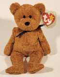 1999 Ty Beanie Babies Fuzz The Brown Bear 8 1/2" Stuffed Beanie Plush Toy New with Tag