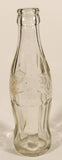 Vintage Coca-Cola Coke Cola White Lettering 6 1/2 Fl. Oz Heavy Clear Glass Bottle