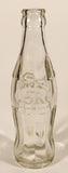 Vintage Coca-Cola Coke Cola White Lettering 6 1/2 Fl. Oz Heavy Clear Glass Bottle