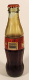 1990s Coca-Cola Classic Coke 237 mL Glass Bottle Partially
